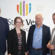 von links: Meinolf Maasmeier, Isabel Barsties, Bertram Fleck und Robin Rieksneuwöhner