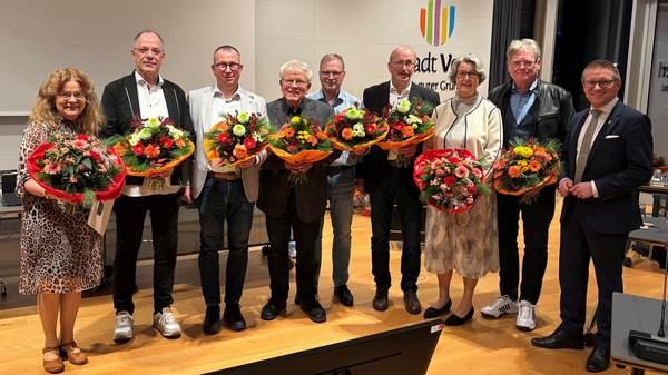 Verabschiedung der Ratsmitglieder Verabschiedung der Ratsmitglieder