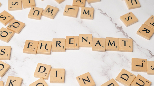 Schriftzug Ehrenamt Schriftzug Ehrenamt