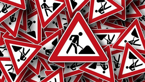 Baustellenschild Baustellenschild